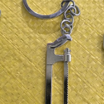 Mini Tool Shape Metal Keychain Set for Men, Creative Spanner Hammer Screwdriver Wrench Keyring, Multi Tool Design Keychain