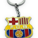 FC Barcelona Big Size Keychain with 3D Embossed Print, Double Acrylic Keychain
