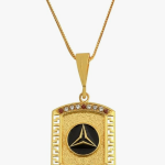 Small Om Religious Gold Plated Pendant With Chain Man For Women Gold-plated