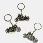 Steel motorbike Keychain Metal With Key Ring