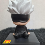 Car Dashboard Bobble Head Action Figure with Mobile Phone Holder