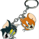 Tom and Jerry Couple Keychains, Metal