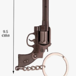 Silverline Bullet Metal Key Chain, Gun & Latest Couple Wire Keychain for Bike Car House Office Keys