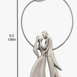 Silverline Bullet Metal Key Chain, Gun & Latest Couple Wire Keychain for Bike Car House Office Keys