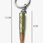 Silverline Bullet Metal Key Chain, Gun & Latest Couple Wire Keychain for Bike Car House Office Keys