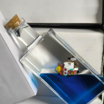 Glass Chibi Bottle, One Piece Anime Inspired Decorative Unsinkable Pirate Ship In A Bottle