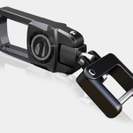 Silver Metal Keychain with Hook for BW, Key Ring