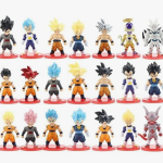 DBZ 21 Pieces Action Figure Limited Edition for Car Dashboard, Decoration, Cake, Office Desk & Study Table (9cm)(Pack of 21)