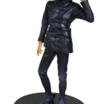Jujutsu Kaisen Satoru Gojo Action Figure, 20 cm Height, Black Outfit, Collectible Anime Character with Display Stand