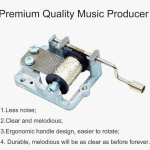 Wooden Music Box, Laser Engraved Vintage Music Boxes, Naruto Theme, Gift for Birthday/Valentine's Day