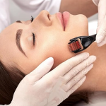 Derma Roller System, 0.5 mm Titanium Needles, 540 Pins, Hair Growth and Repair Tool, Black and Pink (pack of 3, Medium)