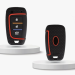 Silicone Key Cover and Keyring for Kona, Verna 2018 Onwards, 3 Button Flip Key