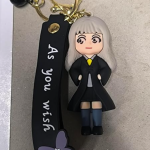 Premium Key c Of Famous Anime Key Rubber Silicone Action Character Key rings