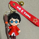 Premium Key c Of Famous Anime Key Rubber Silicone Action Character Key rings