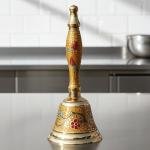 Brass Hand Bell No. 2 Yellow Colour