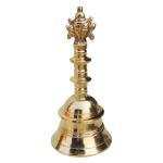 Brass Pooja Hand Bell, Shank Chakra Ghanti