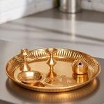 Brass Pooja Thali Set