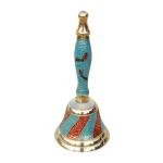 Brass Bell No. 2 Blue Colour