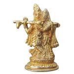 Brass Radha Krishna God Idol – Classic Brass Showpiece