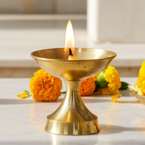 Metal ArtWare Solution Brass Deepak Niranjan No. 1 (FMAS648 B)