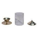 Brass Table Decor Oil Lamp Deepak With Chimney  - Handmade Brass Diya for Home