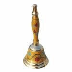 Brass Hand Bell No. 2 Yellow Colour