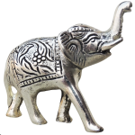 Aluminium Showpiece Elephant Small Statue