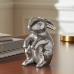 Aluminium Showpiece Rabbit Small Statue