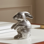 Aluminium Showpiece Rabbit Small Statue