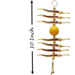 Aluminium Showpiece Nibu Mirch Golden Statue