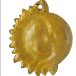 Aluminium Wall Hanging Showpiece Sun & Moon Face [Suraj & Chandrama]