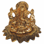Aluminium Showpiece Ganesh With Box Statue