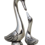 Aluminium Showpiece Duck Pair
