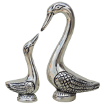 Aluminium Showpiece Duck Pair