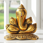 Aluminium Showpiece Shank Ganesh