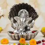 Aluminium  Showpiece Ganeshji in Seep