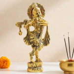 Aluminium Showpiece Krishna