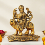 Aluminium Durga Ji God Idol – Traditional Showpiece for Puja & Gifting