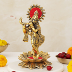 Aluminium  Showpiece Krishna Statue