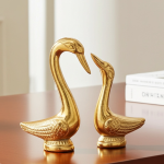 Aluminium Showpiece Duck Pair