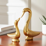 Aluminium Showpiece Duck Pair