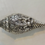 Aluminium Showpiece Shank Ganesh