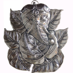 Aluminium  Showpiece Ganesh Patta SIlver