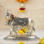 Aluminium Cow Idol – Handcrafted Decorative Statue