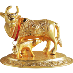 Aluminium Cow Statue – Elegant Home Décor Showpiece