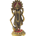 Aluminium Standing Vishnu Ji Idol – Lightweight Home Décor
