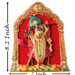 Aluminium Showpiece Wall Hanging Shree Nath Statue