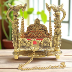 Aluminium Showpiece Peacock Jhula