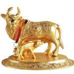 Aluminium Cow Statue – Elegant Home Décor Showpiece