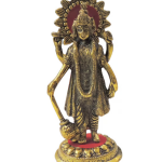 Aluminium Standing Vishnu Ji Idol – Lightweight Home Décor